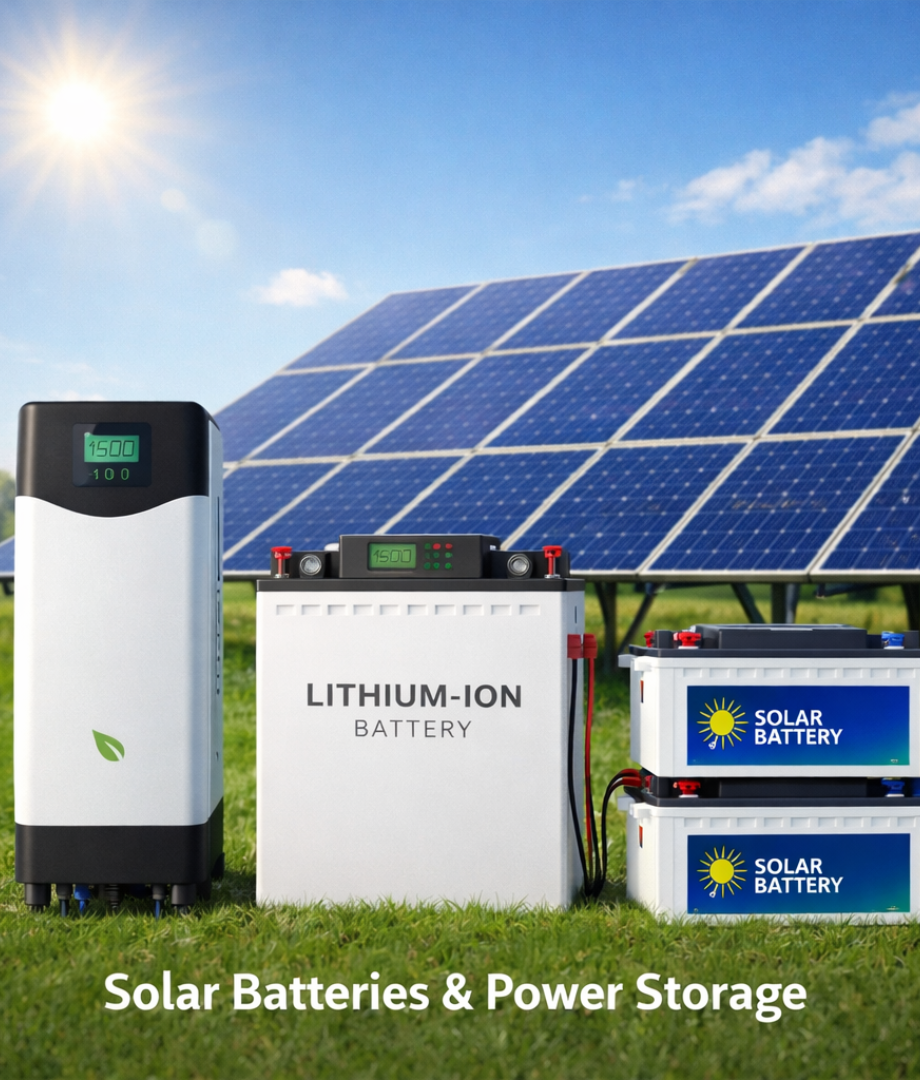 solar batteries & power Storage